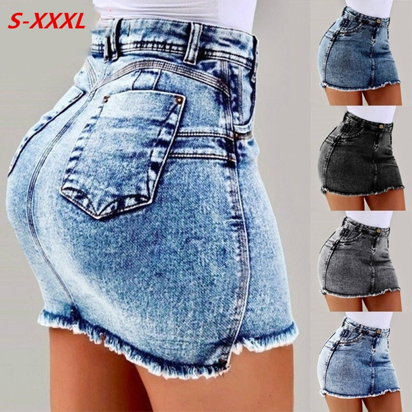10 Cute Denim Skirt Outfit Ideas To Rock The Summer-Fall Look In 2022